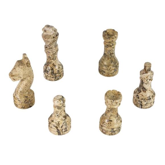 Marble Chess Pieces with storage tray Stone Chess pieces Only Coral & Red Gift - Picture 4 of 11